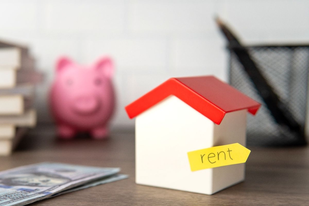Illustrating the concept of renting out a house