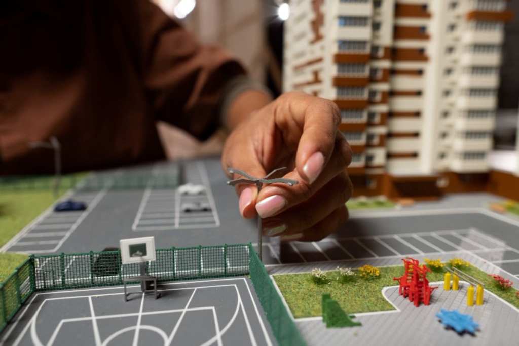 A 3D render of a new complex