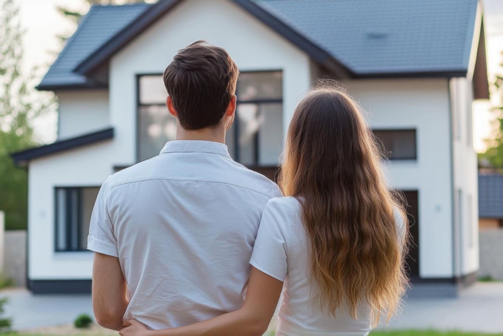 A couple evaluating a home in Luzon