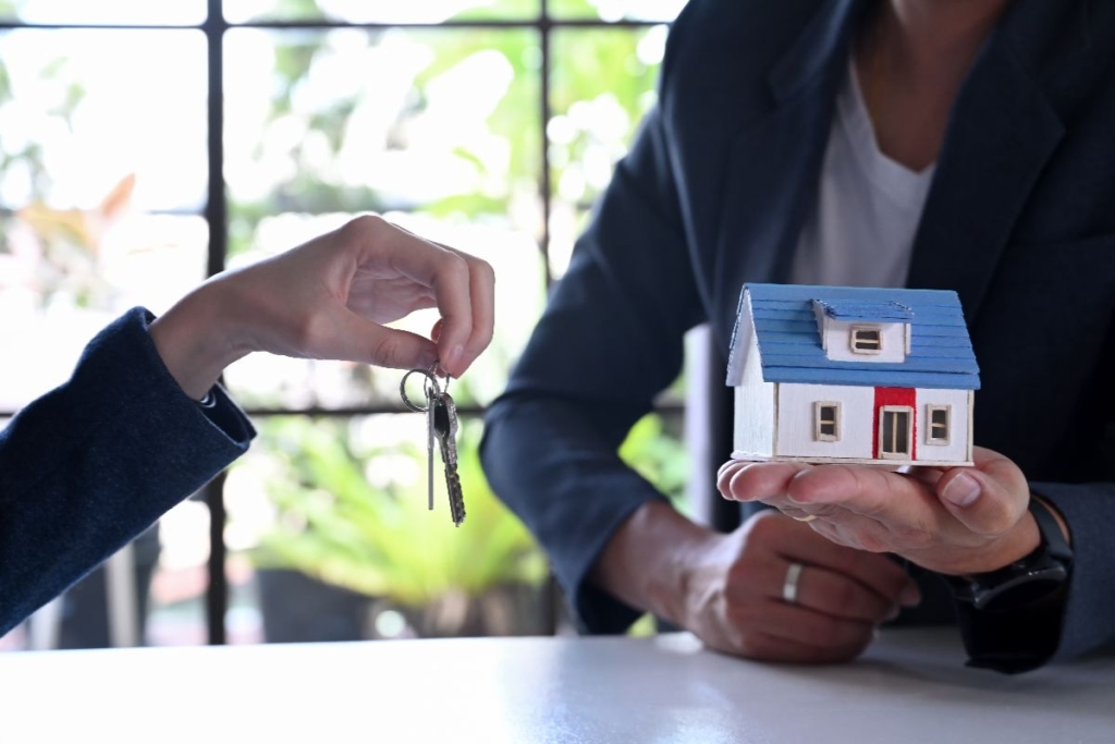 Concept of home purchase